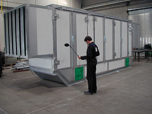 Abnahmemessung Schallschutzkapsel