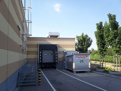 Anlieferung Einkaufsmarkt