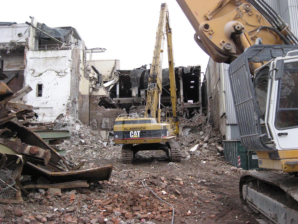 Baustelle Abrissarbeiten
