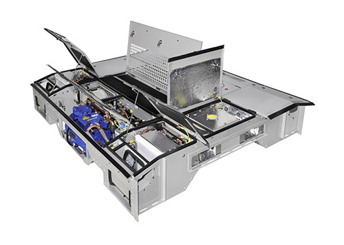 Air conditioning device for underground railway car
